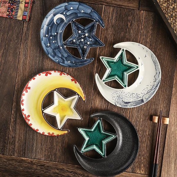 dishes & plates japanese ceramic tableware moon plate sushi sashimi creative cold dessert irregular decoration platter
dishes & plates japanese ceramic tableware moon plate sushi sashimi creative cold dessert irregular decoration platter