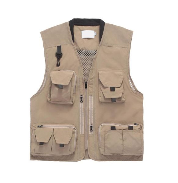 men's vests casual thin multi-pocket fishing vest outdoor camping hunting pography multi-purpose sleeveless jacket, Black;white
men's vests casual thin multi-pocket fishing vest outdoor camping hunting pography multi-purpose sleeveless jacket, Black;white