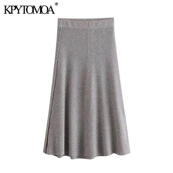 women chic fashion with buttons knitted midi skirt vintage high elastic waist office wear female skirts mujer 210416, Black
women chic fashion with buttons knitted midi skirt vintage high elastic waist office wear female skirts mujer 210416, Black