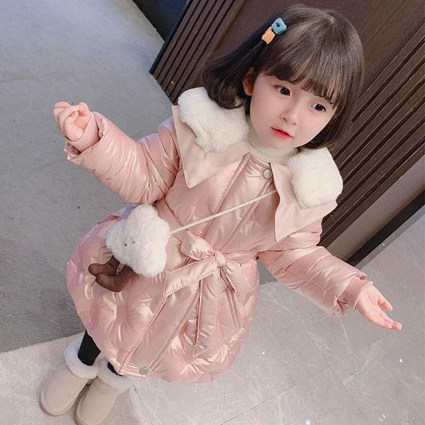 down coat girls thickened winter cotton 2021 fashion babys cotton-paddedjacket children's coats for kids outerwear, Blue;gray
down coat girls thickened winter cotton 2021 fashion babys cotton-paddedjacket children's coats for kids outerwear, Blue;gray