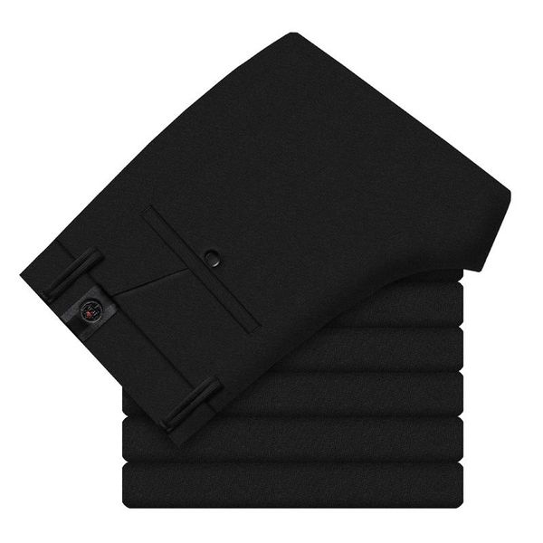 men's pants plus size 29-38 men streetwear cotton formal for striped wedding office trousers stretch youth suit, Black
men's pants plus size 29-38 men streetwear cotton formal for striped wedding office trousers stretch youth suit, Black