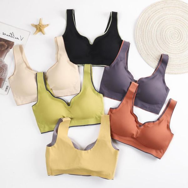 yoga outfit no trace steel ring sleep gathering vest sports ice silk underwear women's bra bras gym tube top
yoga outfit no trace steel ring sleep gathering vest sports ice silk underwear women's bra bras gym tube top