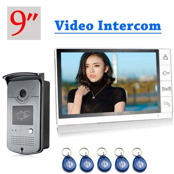 key video intercom frid card doorphone 9inch system with outdoor camera door phones
key video intercom frid card doorphone 9inch system with outdoor camera door phones