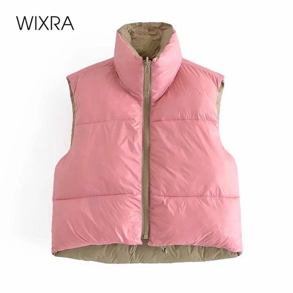 women's vests wixra women fashion double side reversible vest zipper sleeveless back lace up coat loose outwear autumn winter top, Black;white
women's vests wixra women fashion double side reversible vest zipper sleeveless back lace up coat loose outwear autumn winter top, Black;white