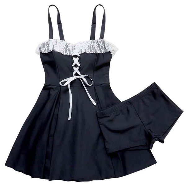 lolita swimwear swimsuit two piece black bathing japanese swimming skirt suit with shorts for women -xl, White;black
lolita swimwear swimsuit two piece black bathing japanese swimming skirt suit with shorts for women -xl, White;black