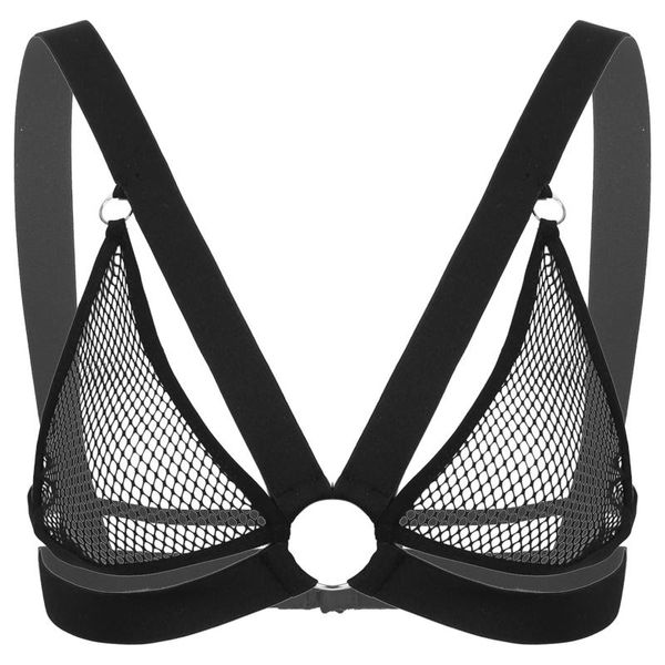 bras women fsshion bra see-through fishnet wireless unlined o-ring strappy mesh brassiere underwear breathable lingerie, Red;black
bras women fsshion bra see-through fishnet wireless unlined o-ring strappy mesh brassiere underwear breathable lingerie, Red;black