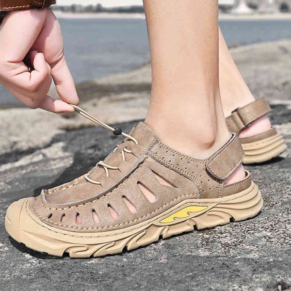 slippers summer men sandals genuine leather men cowhide male shoes outdoor fashion breathable beach sandals flat slippers ft6d, Black
slippers summer men sandals genuine leather men cowhide male shoes outdoor fashion breathable beach sandals flat slippers ft6d, Black