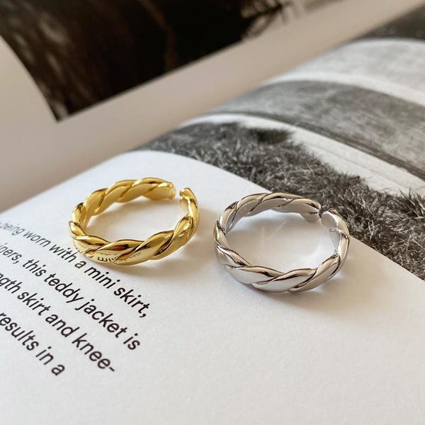 cluster rings amaiyllis 925 sterling silver 18k gold handmade line twill open ring personality hipster jewelry fashion, Golden;silver
cluster rings amaiyllis 925 sterling silver 18k gold handmade line twill open ring personality hipster jewelry fashion, Golden;silver