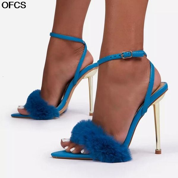 sandals furry fur open toe high-heel women summer pumps shoes ladies wedding gold heel stripper i6nm, Black
sandals furry fur open toe high-heel women summer pumps shoes ladies wedding gold heel stripper i6nm, Black