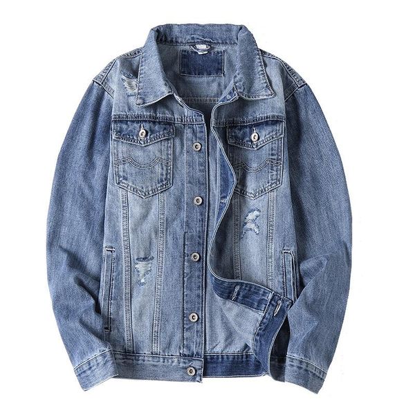 men's jackets autumn men denim jacket simple casual loose jeans coats hip hop streetwear many pockets solid outerwear stretch button, Black;brown
men's jackets autumn men denim jacket simple casual loose jeans coats hip hop streetwear many pockets solid outerwear stretch button, Black;brown