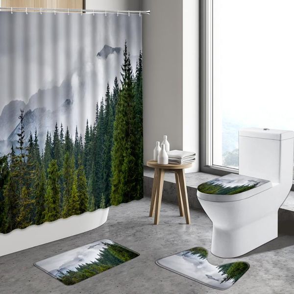 shower curtains hazy green forest curtain mist shrouded mountain watercolor trees decor bathroom non-slip carpet bath mat rug
shower curtains hazy green forest curtain mist shrouded mountain watercolor trees decor bathroom non-slip carpet bath mat rug