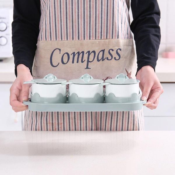 storage bottles & jars 3pcs/set nordic home creative ceramic seasoning jar with lid small spoon box salt shaker kitchen supplies set
storage bottles & jars 3pcs/set nordic home creative ceramic seasoning jar with lid small spoon box salt shaker kitchen supplies set