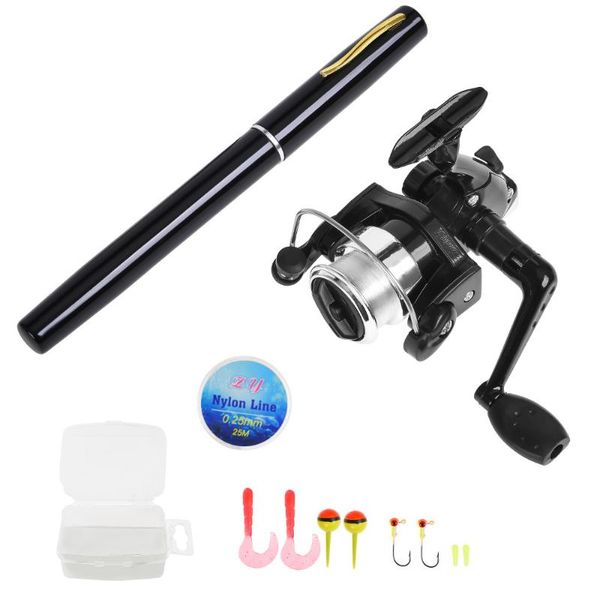 pen fishing rod and reel combo set mini pocket spinning line soft lures baits jig hooks boat rods
pen fishing rod and reel combo set mini pocket spinning line soft lures baits jig hooks boat rods