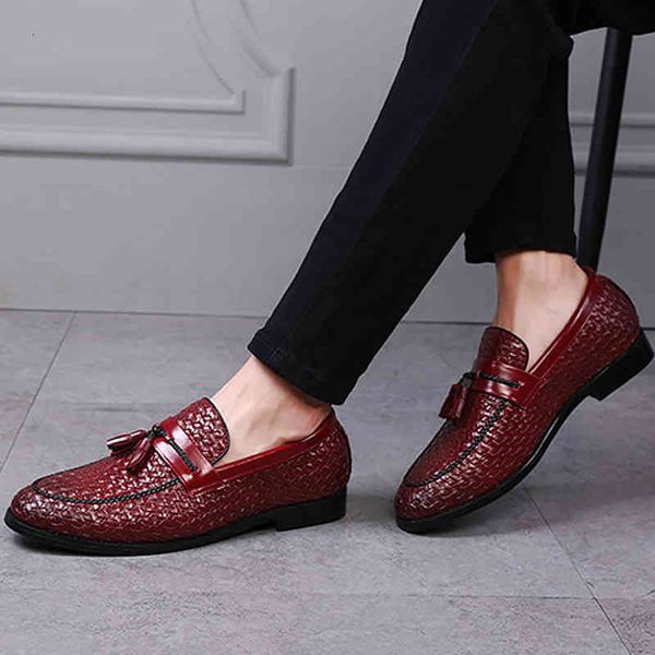 dress shoes large size 38-48 tassel plaid men loafers weaving comfortable soft mens leisure leather fashion sapato masculino 1t3b, Black
dress shoes large size 38-48 tassel plaid men loafers weaving comfortable soft mens leisure leather fashion sapato masculino 1t3b, Black