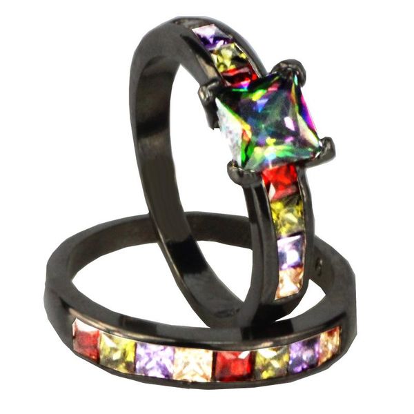wedding rings yayi fashion women jewelry love ring colourful cz black engagement party gift, Slivery;golden
wedding rings yayi fashion women jewelry love ring colourful cz black engagement party gift, Slivery;golden