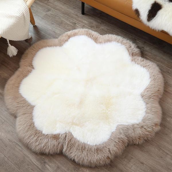 carpets selected genuine sheepskin fur rug in flower shaped,warm soft real sheep ground mat, bedside carpet
carpets selected genuine sheepskin fur rug in flower shaped,warm soft real sheep ground mat, bedside carpet
