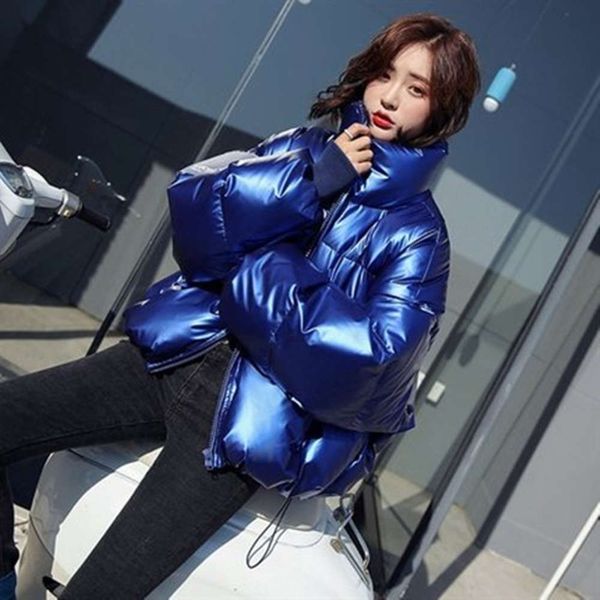 down jacket female autumn and winter short loose stand collar bright face white duck down bread suit, Black
down jacket female autumn and winter short loose stand collar bright face white duck down bread suit, Black
