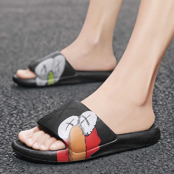 2021ins tide version sandals net red men's slippers painted korean coconut sandals home beach daily flip flops yw, Black
2021ins tide version sandals net red men's slippers painted korean coconut sandals home beach daily flip flops yw, Black