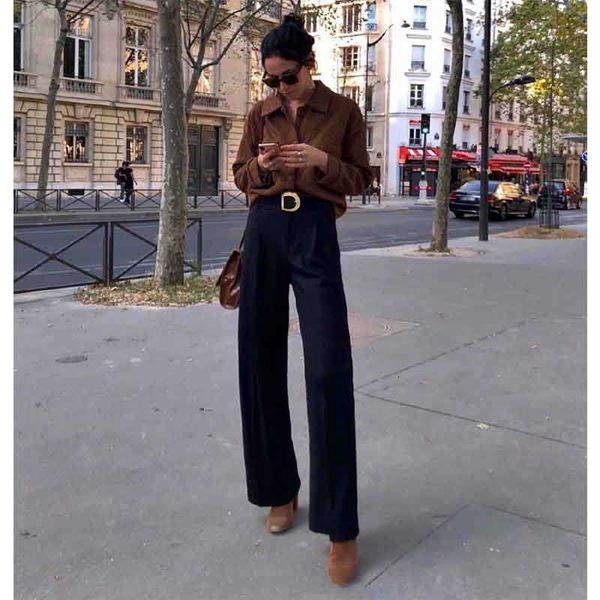 women's pants & capris female winter legged pants black woolen high waist gold card braggart belt pantalon 6k3p, Black;white
women's pants & capris female winter legged pants black woolen high waist gold card braggart belt pantalon 6k3p, Black;white