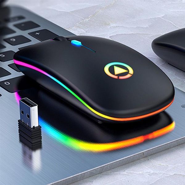 1pc rgb colorful luminous wireless mute charging mouse electronic coumputer for professional use (black) mice
1pc rgb colorful luminous wireless mute charging mouse electronic coumputer for professional use (black) mice