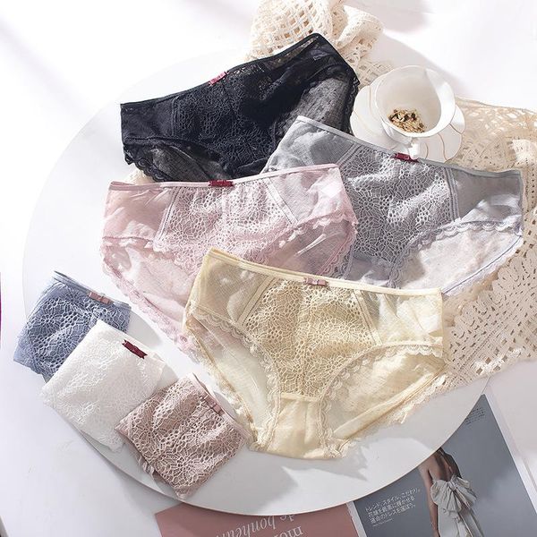 japanese sweet lace panties girls thin mesh transparent low waist briefs cute cotton underwear women's, Black;pink
japanese sweet lace panties girls thin mesh transparent low waist briefs cute cotton underwear women's, Black;pink