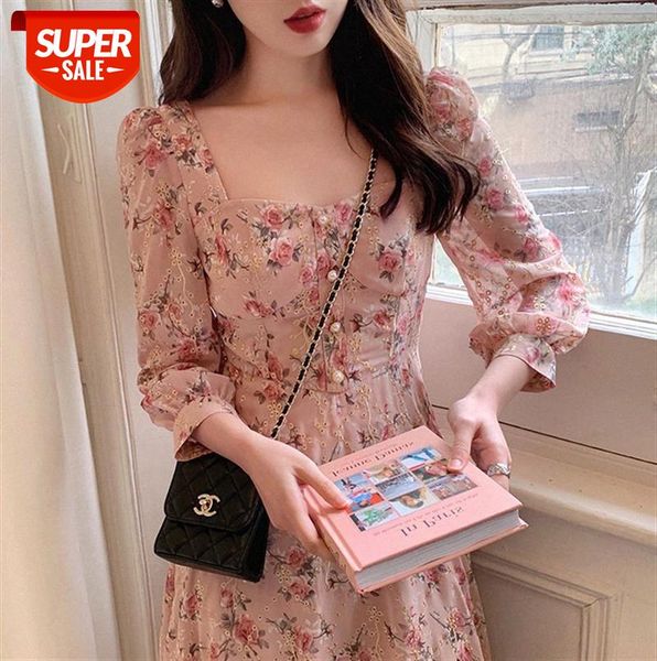french embroidery dress women retro square collar long sleeve chiffon floral skirt #6t3c, Black;gray
french embroidery dress women retro square collar long sleeve chiffon floral skirt #6t3c, Black;gray