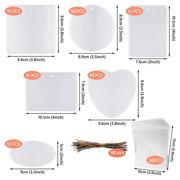 keychains air freshener sheets 6 shapes including elastic drawstrings transparent bags for home car interior hanging decorations, Silver
keychains air freshener sheets 6 shapes including elastic drawstrings transparent bags for home car interior hanging decorations, Silver