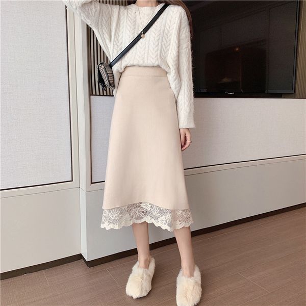 skirts fdfklak super fairy lace hook flower hollow long skirt women high waist thin both side wear spring autumn female skirts gfxy, Black
skirts fdfklak super fairy lace hook flower hollow long skirt women high waist thin both side wear spring autumn female skirts gfxy, Black