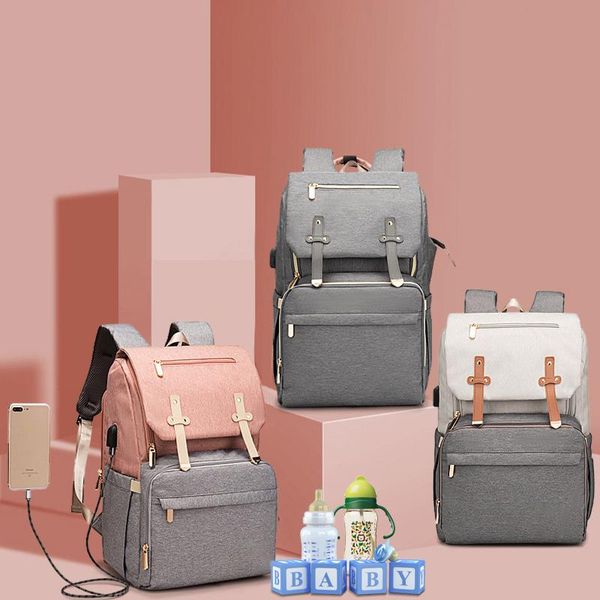 diaper bags usb backpack for mom large capacity bag multi-function waterproof maternity convenient nursing travel
diaper bags usb backpack for mom large capacity bag multi-function waterproof maternity convenient nursing travel