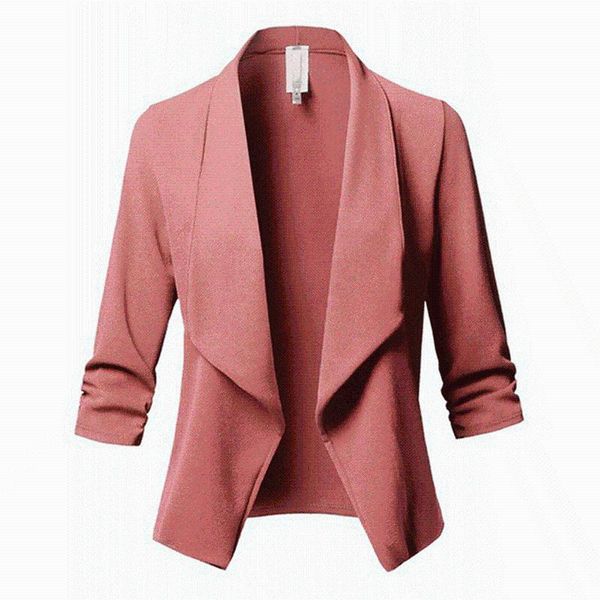 women's suits & blazers women lady suit long sleeve casual feminino autumn blazer jacket fashion pleated lapel work office cardigan, White;black
women's suits & blazers women lady suit long sleeve casual feminino autumn blazer jacket fashion pleated lapel work office cardigan, White;black