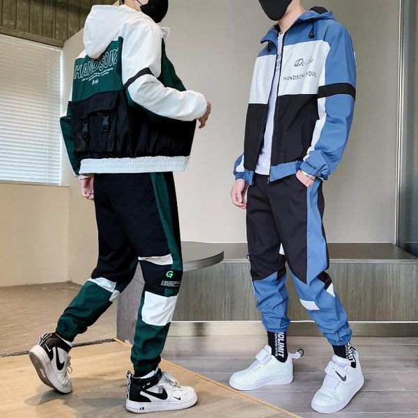 men's tracksuits 2021 spring men casual sweatshirt tracksuit streetwear sets hooded jacket and long pants, Gray
men's tracksuits 2021 spring men casual sweatshirt tracksuit streetwear sets hooded jacket and long pants, Gray