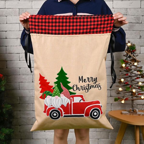 wallets 70*45cm christmas bag 2021 canvas string holders tree car print santa's candy gift, Red;black
wallets 70*45cm christmas bag 2021 canvas string holders tree car print santa's candy gift, Red;black