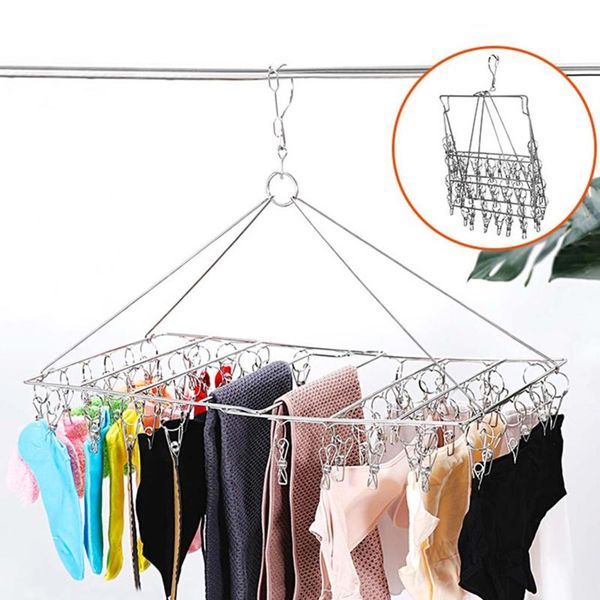 hangers & racks 24/36/46/52 clips folding clothes hanger drying rack multi-function for socks towels diapers bras underwear
hangers & racks 24/36/46/52 clips folding clothes hanger drying rack multi-function for socks towels diapers bras underwear