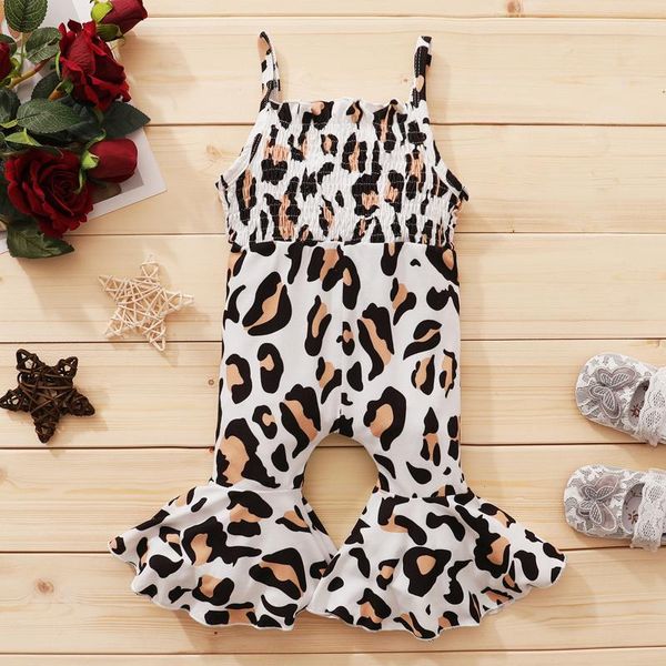 jumpsuits summer baby girls romper leopard printed flared trousers sleeveless playsuit toddler kids clothes fashion set, Blue
jumpsuits summer baby girls romper leopard printed flared trousers sleeveless playsuit toddler kids clothes fashion set, Blue