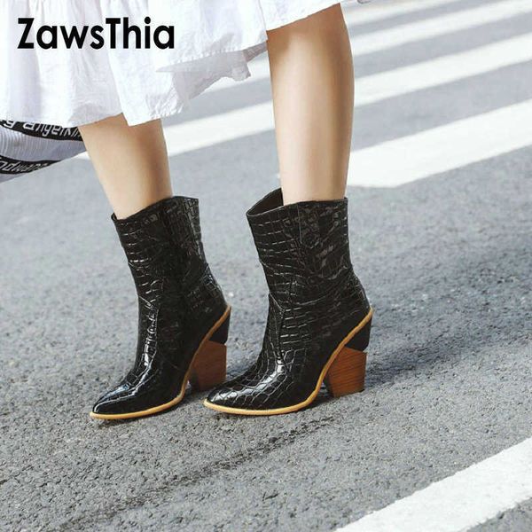zawsthia fashion highway boots for women patent pu leather glossy strange high heels boots winter warm booties size 210611, Black
zawsthia fashion highway boots for women patent pu leather glossy strange high heels boots winter warm booties size 210611, Black
