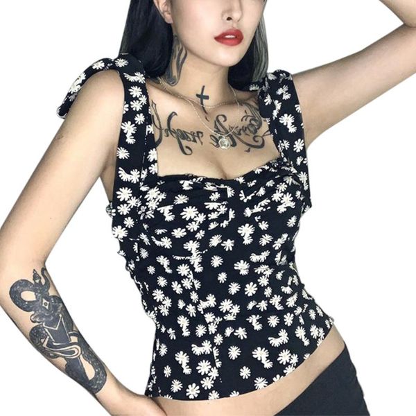 women's tanks & camis little daisy print vest summer lace up fashion casual wild floral lace-up sleeveless slim fit top, White
women's tanks & camis little daisy print vest summer lace up fashion casual wild floral lace-up sleeveless slim fit top, White