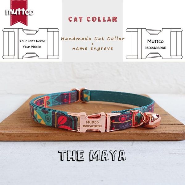 cat collars & leads muttco retail handmade engraved rose gold metal buckle collar for the maya design 2 sizes ucc043m
cat collars & leads muttco retail handmade engraved rose gold metal buckle collar for the maya design 2 sizes ucc043m