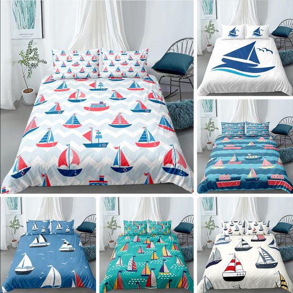 bedding sets sailboat set 220x240 cartoon printed duvet cover for home bedclothes kids boys 2/3pcs king twin size comforter
bedding sets sailboat set 220x240 cartoon printed duvet cover for home bedclothes kids boys 2/3pcs king twin size comforter