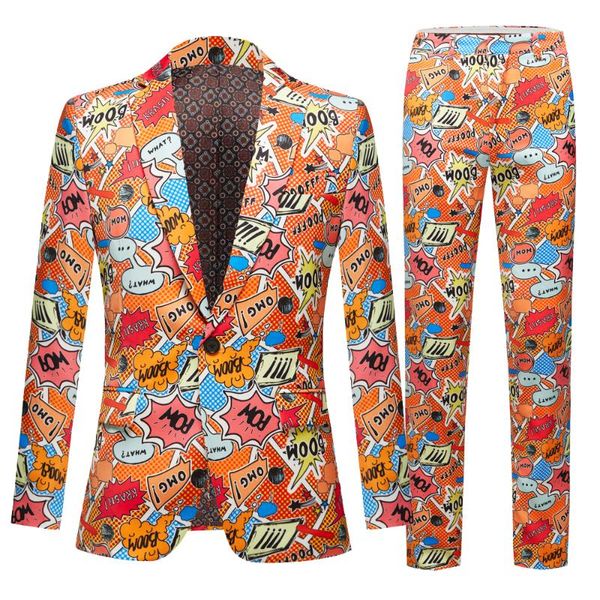 men's suits & blazers pants sets / fashion casual boutique flower floral print suit jacket coat trousers 2 pieces, White;black
men's suits & blazers pants sets / fashion casual boutique flower floral print suit jacket coat trousers 2 pieces, White;black