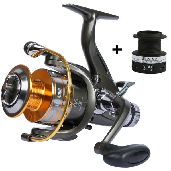 spinning fishing reel +extra spool 3000-6000 10bb carp 5.1:1 feeder front and rear drag system sea baitcasting reels
spinning fishing reel +extra spool 3000-6000 10bb carp 5.1:1 feeder front and rear drag system sea baitcasting reels
