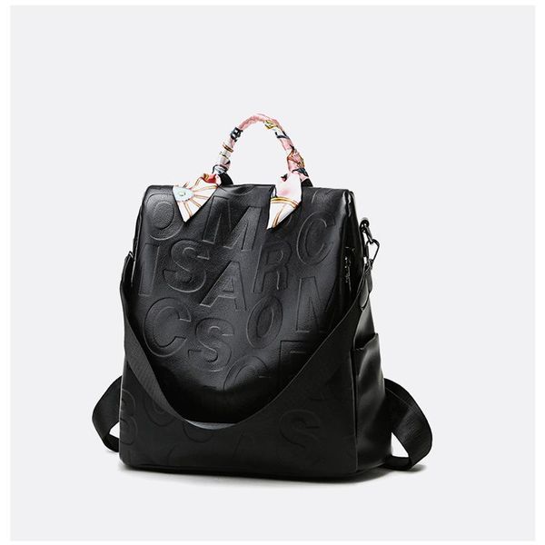 backpack style 2021 trend fashion letter embossed bag for women large capacity vintage female pu with flower silk ribbon
backpack style 2021 trend fashion letter embossed bag for women large capacity vintage female pu with flower silk ribbon