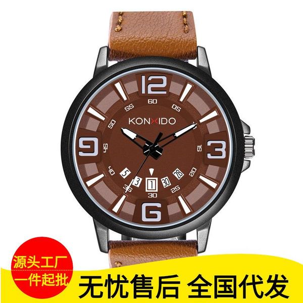 wristwatches konxido/gallery of 6212 waterproof leisure men's fashion sports watches quartz, Slivery;brown
wristwatches konxido/gallery of 6212 waterproof leisure men's fashion sports watches quartz, Slivery;brown
