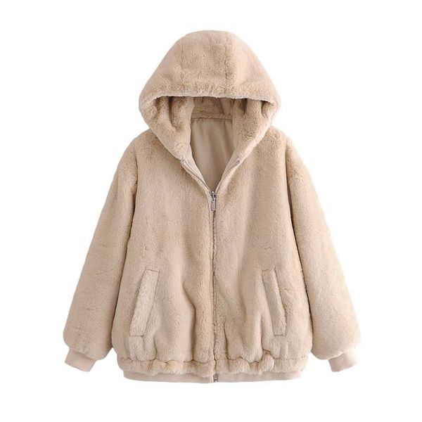 women's fur & faux puwd casual woman oversized both side wear coat 2021 fashion ladie winter thick outerwear female chic warm loose jac, Black
women's fur & faux puwd casual woman oversized both side wear coat 2021 fashion ladie winter thick outerwear female chic warm loose jac, Black