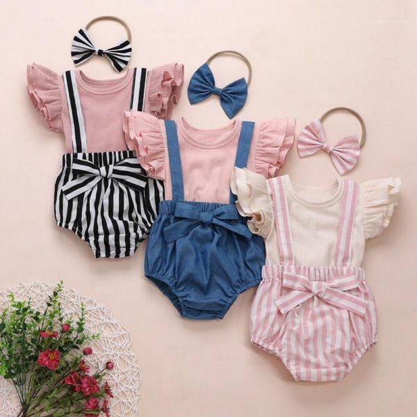 clothing sets uk infant baby girl summer clothes -sleeve suspender shorts headband set1, White
clothing sets uk infant baby girl summer clothes -sleeve suspender shorts headband set1, White