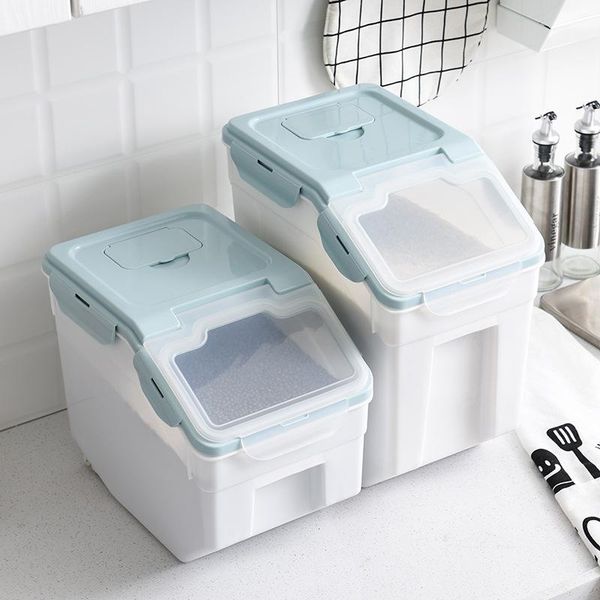 10/15kg rice storage container with lid large capacity sealed box pet dry antioxidation home organizer bottles & jars
10/15kg rice storage container with lid large capacity sealed box pet dry antioxidation home organizer bottles & jars