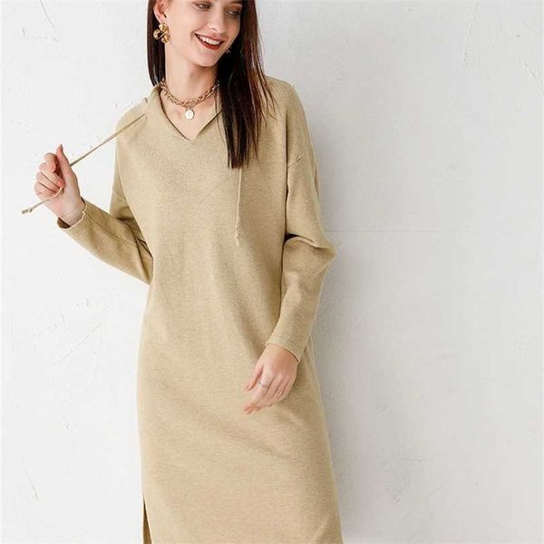 autumn winter long thick hooded sweater dres sleeve straight long knit female girl warm dress 211119, Black;gray
autumn winter long thick hooded sweater dres sleeve straight long knit female girl warm dress 211119, Black;gray