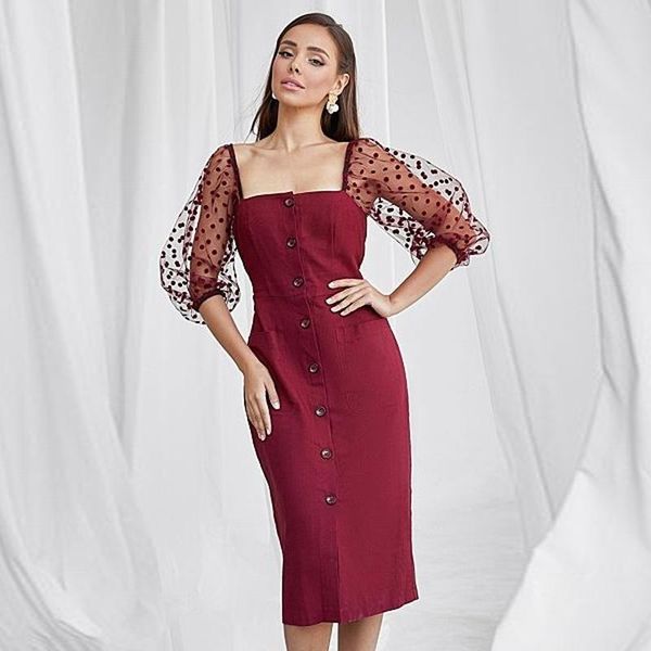 women vintage lace patchwork mid dress square collar backless bow behind single button sleeve casual 2021 dresses, Black;gray
women vintage lace patchwork mid dress square collar backless bow behind single button sleeve casual 2021 dresses, Black;gray
