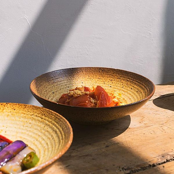 dishes & plates stoare threaded dinner japanese household old-fashioned deep dish soup plate retro handmade creative ceramic tableware
dishes & plates stoare threaded dinner japanese household old-fashioned deep dish soup plate retro handmade creative ceramic tableware