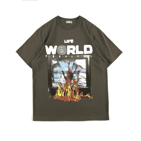 t shirts for man designer clothing astroworld travis sco short-sleeved t-shirt ins hip-hop flame oversized cotton mens, White;black
t shirts for man designer clothing astroworld travis sco short-sleeved t-shirt ins hip-hop flame oversized cotton mens, White;black