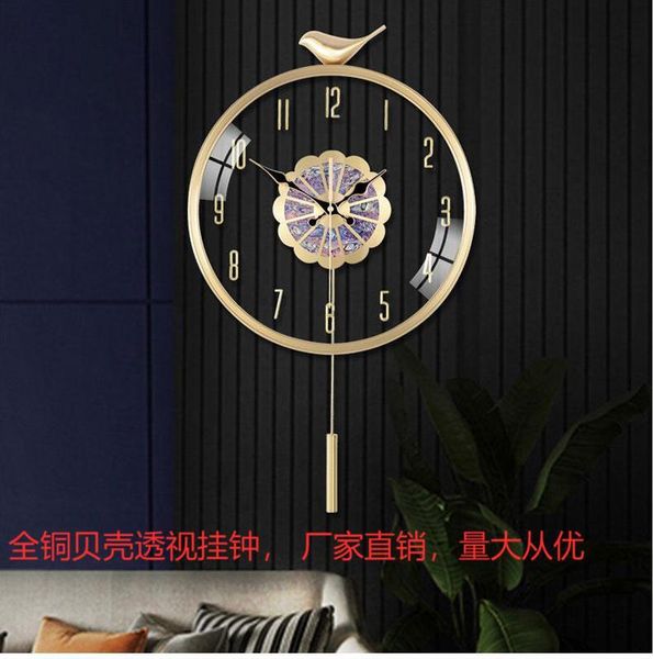 wall clocks chinese light luxury living room copper clock modern decoration style background silent watch
wall clocks chinese light luxury living room copper clock modern decoration style background silent watch